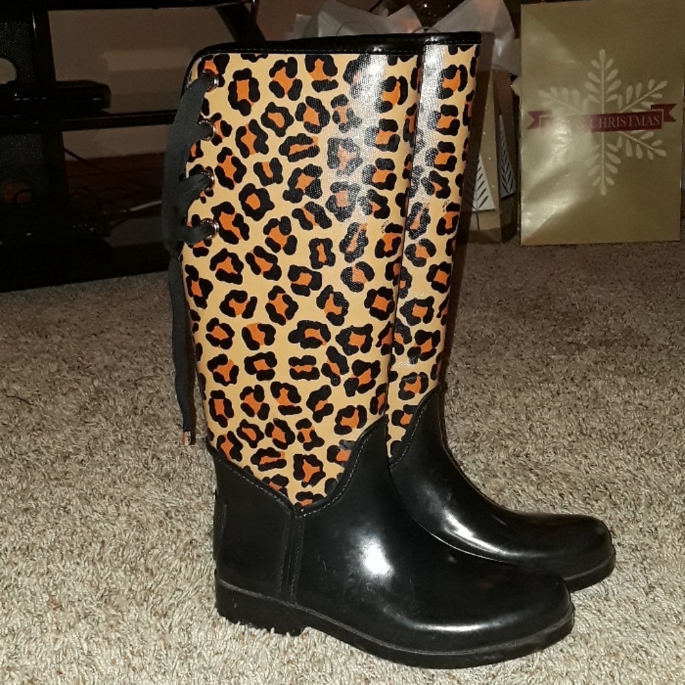 Coach rain boots